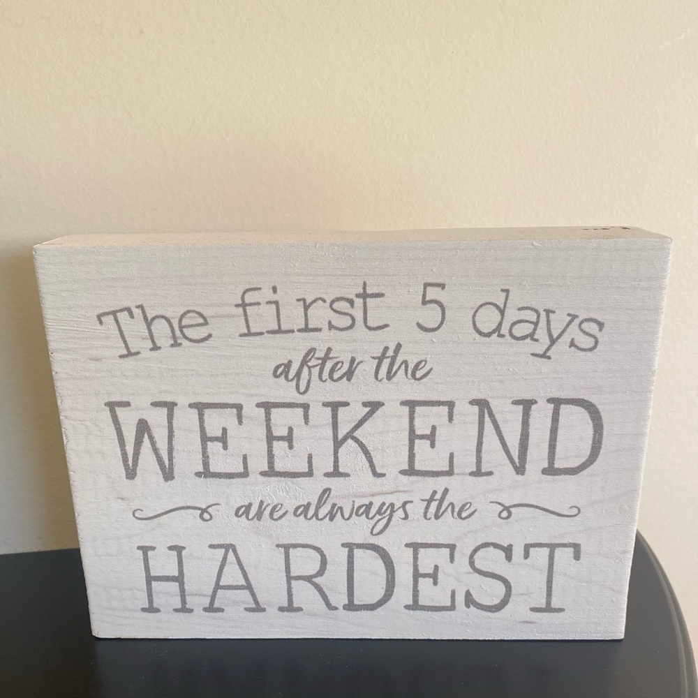 Decorative Wooden Desk Block